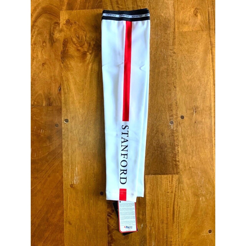 Men's Rare 'Stanford' Capo Arm Warmers (2015 Racing Season) - Size SM/MED, NWT